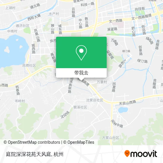 庭院深深花苑天风庭地图