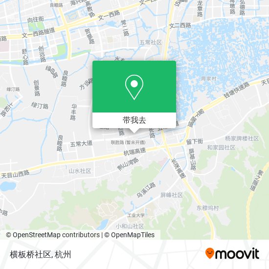 横板桥社区地图