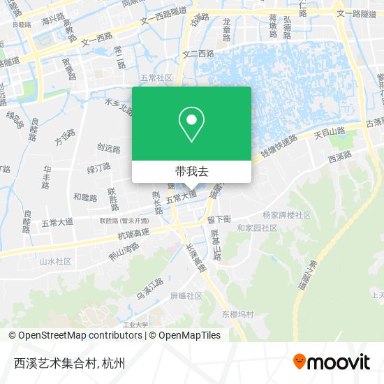 西溪艺术集合村地图