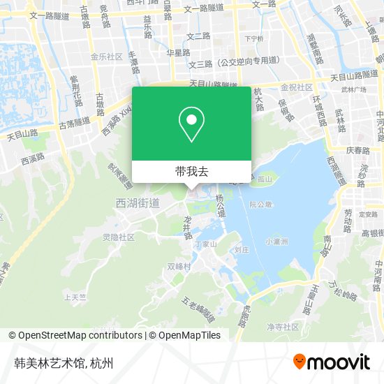 韩美林艺术馆地图