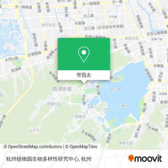 杭州植物园生物多样性研究中心地图