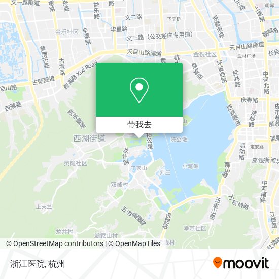 浙江医院地图