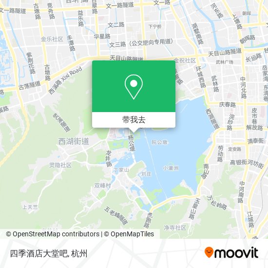 四季酒店大堂吧地图