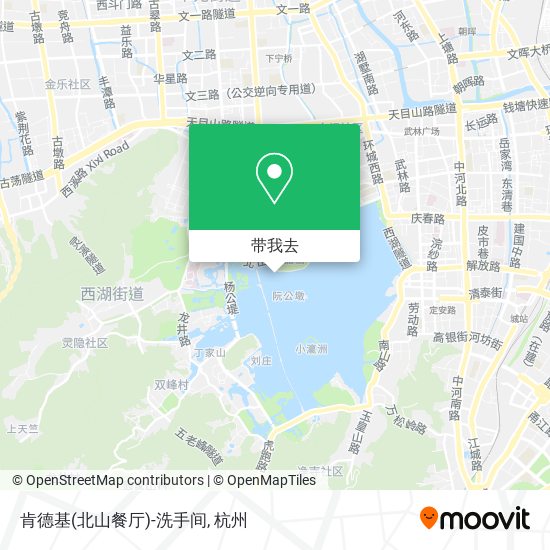 肯德基(北山餐厅)-洗手间地图