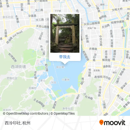 西泠印社地图