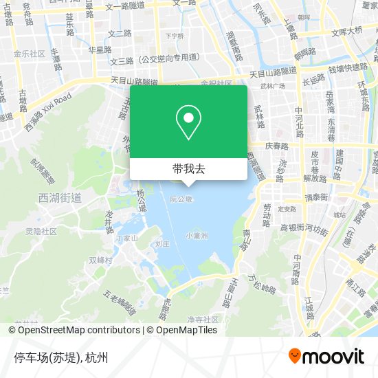 停车场(苏堤)地图