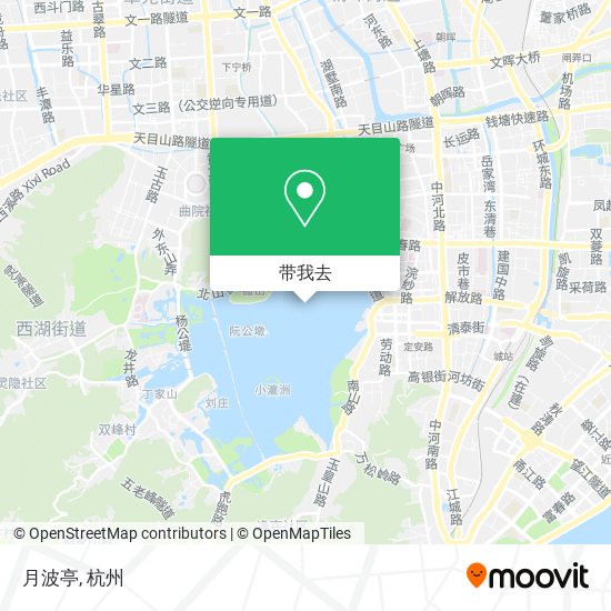 月波亭地图