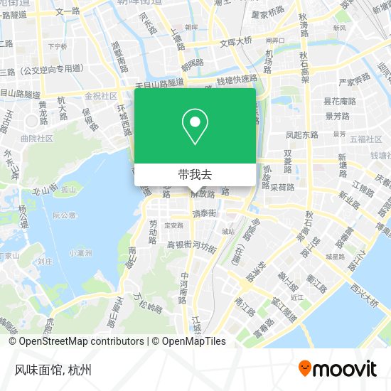 风味面馆地图