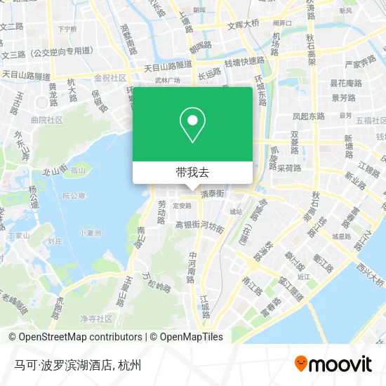 马可·波罗滨湖酒店地图