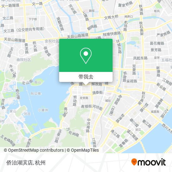 侨治湖滨店地图