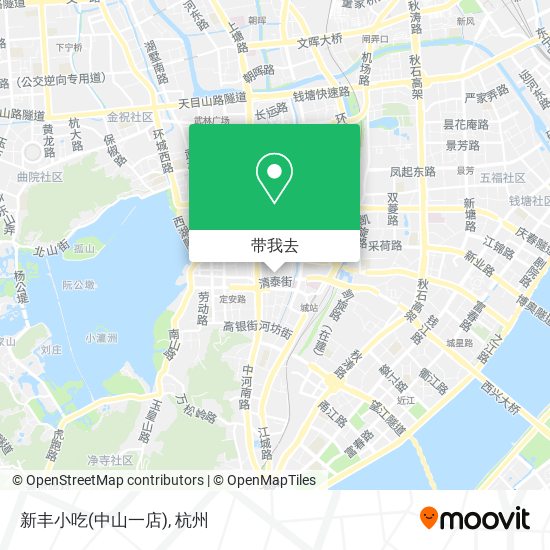 新丰小吃(中山一店)地图