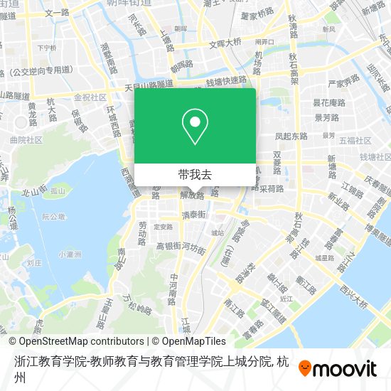 浙江教育学院-教师教育与教育管理学院上城分院地图