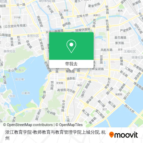 浙江教育学院-教师教育与教育管理学院上城分院地图