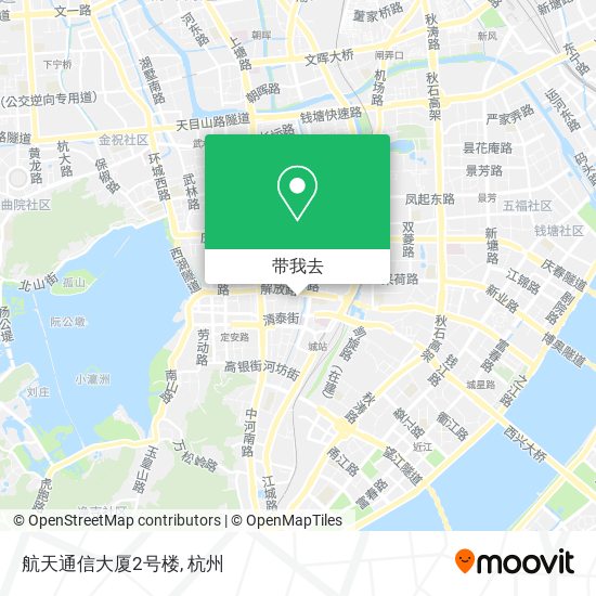 航天通信大厦2号楼地图