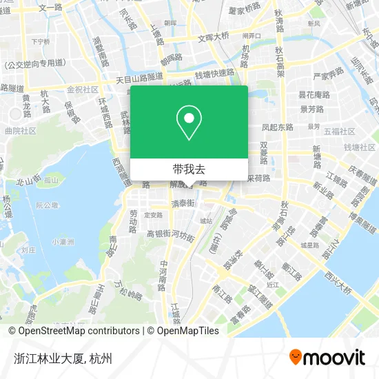 浙江林业大厦地图