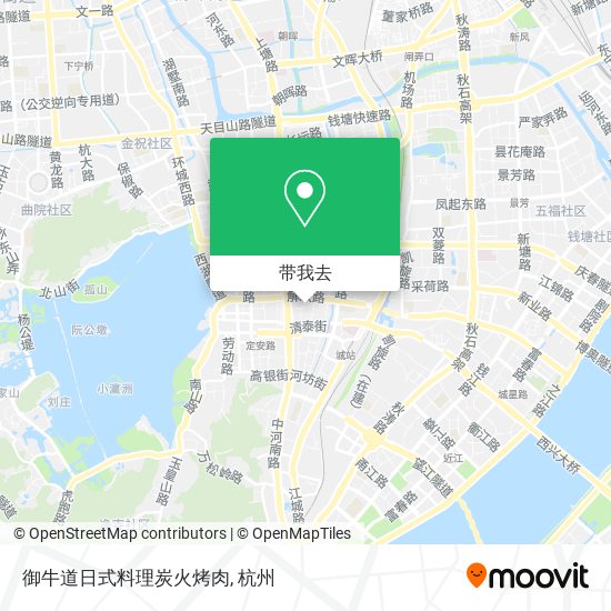 御牛道日式料理炭火烤肉地图
