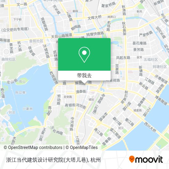浙江当代建筑设计研究院(大塔儿巷)地图