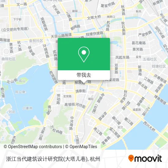 浙江当代建筑设计研究院(大塔儿巷)地图