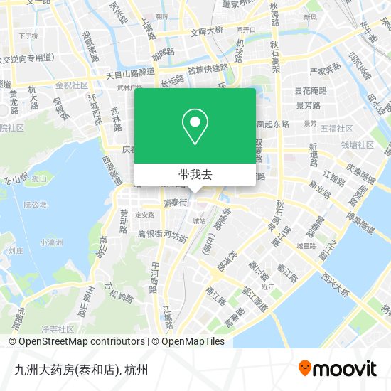 九洲大药房(泰和店)地图