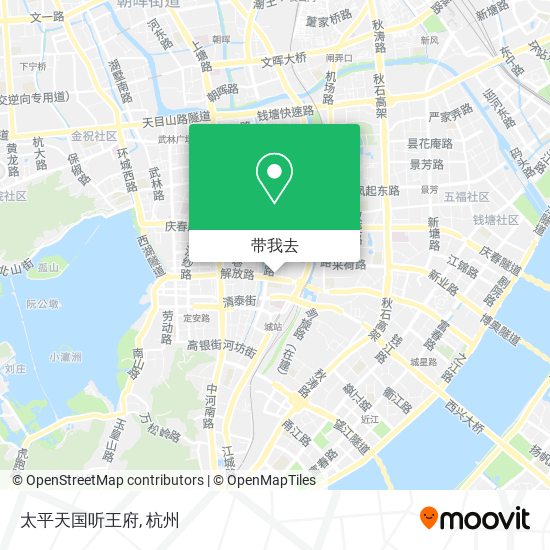 太平天国听王府地图