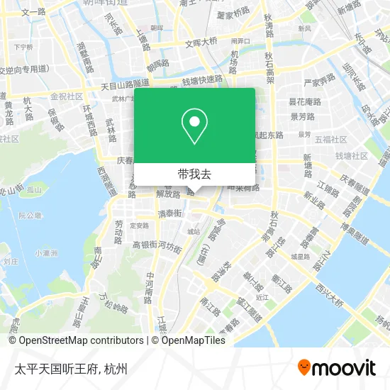 太平天国听王府地图