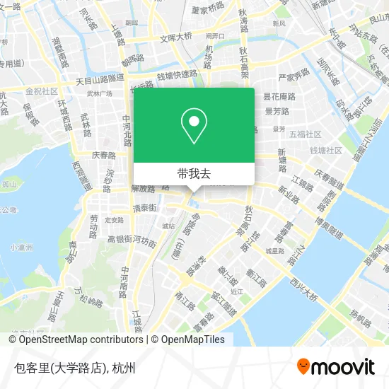 包客里(大学路店)地图