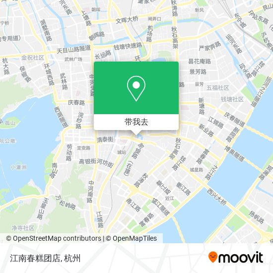 江南春糕团店地图