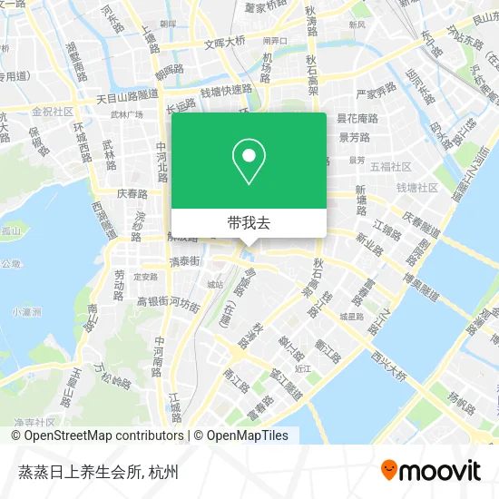 蒸蒸日上养生会所地图