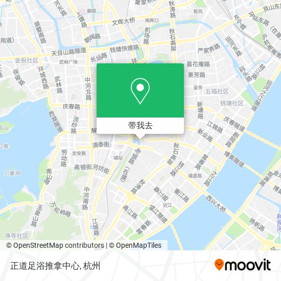 正道足浴推拿中心地图