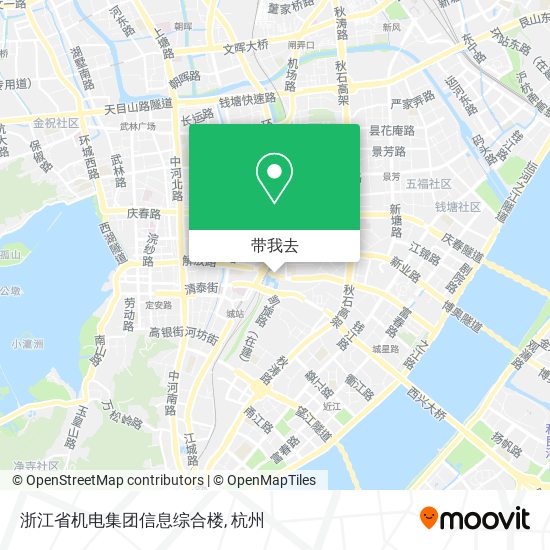 浙江省机电集团信息综合楼地图