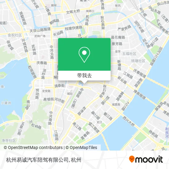 杭州易诚汽车陪驾有限公司地图