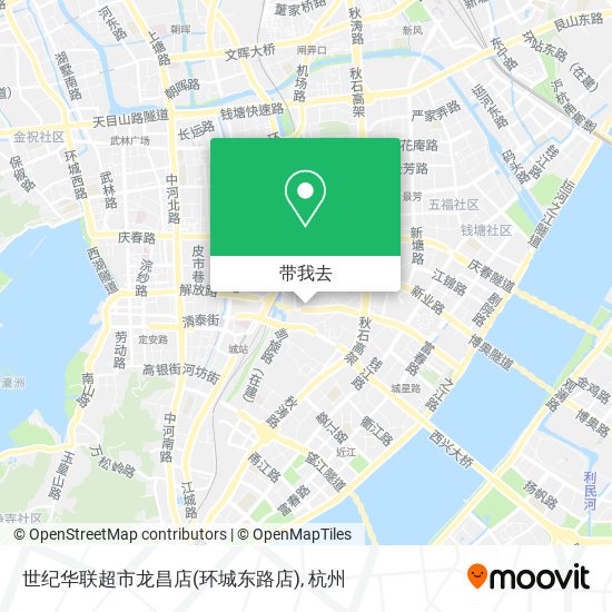 世纪华联超市龙昌店(环城东路店)地图