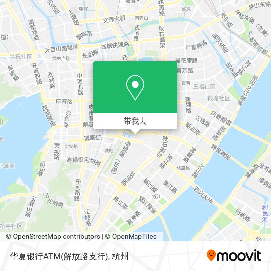 华夏银行ATM(解放路支行)地图
