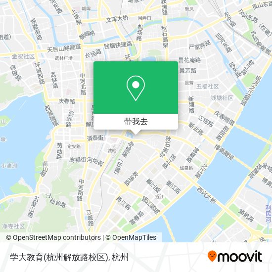 学大教育(杭州解放路校区)地图