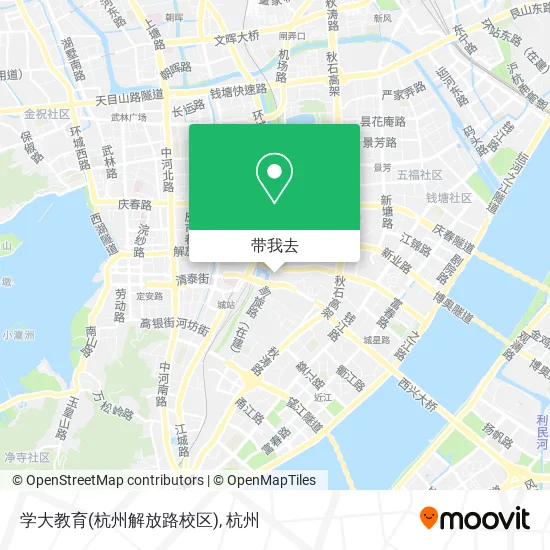 学大教育(杭州解放路校区)地图