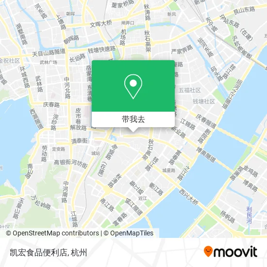 凯宏食品便利店地图