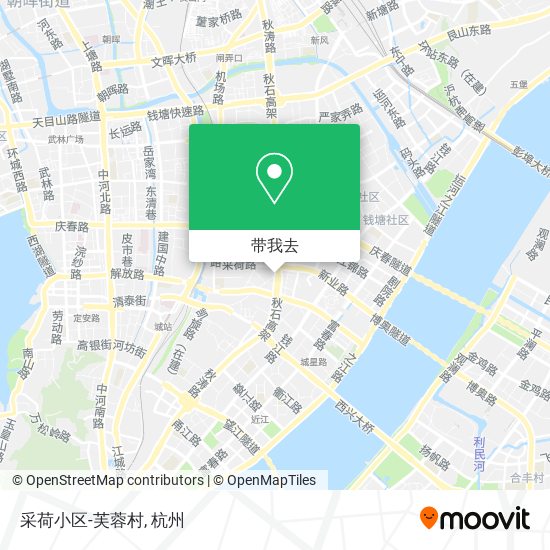 采荷小区-芙蓉村地图
