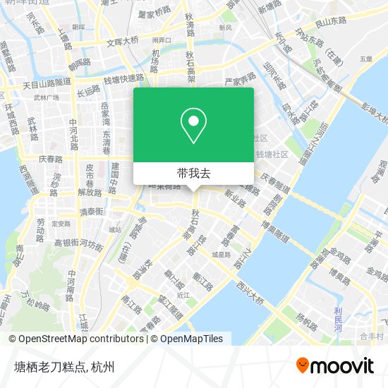 塘栖老刀糕点地图