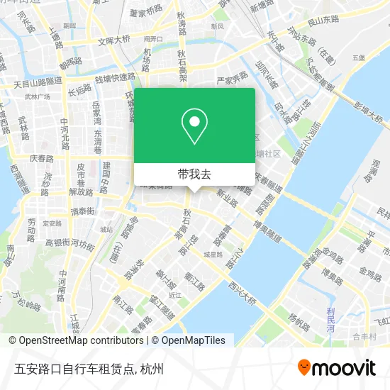 五安路口自行车租赁点地图