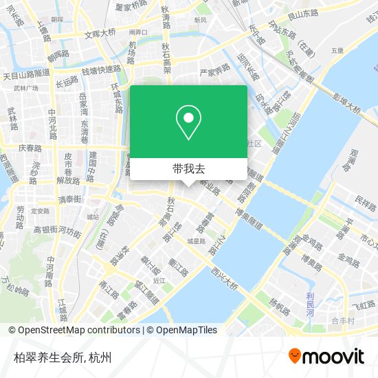 柏翠养生会所地图