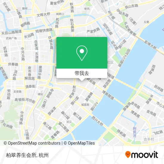 柏翠养生会所地图