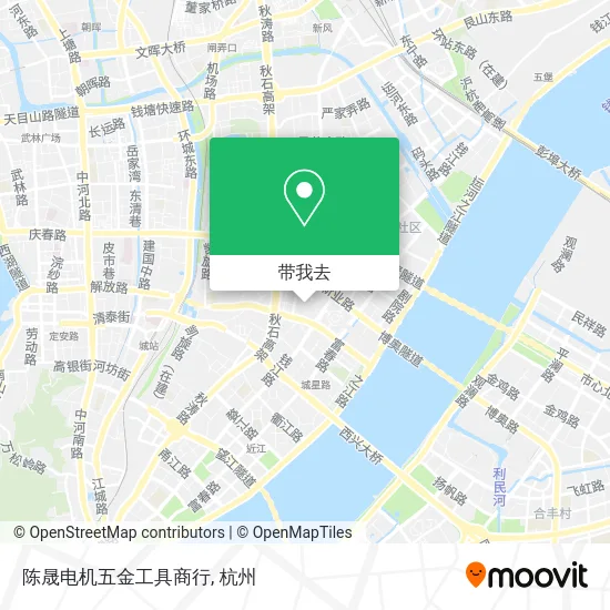 陈晟电机五金工具商行地图