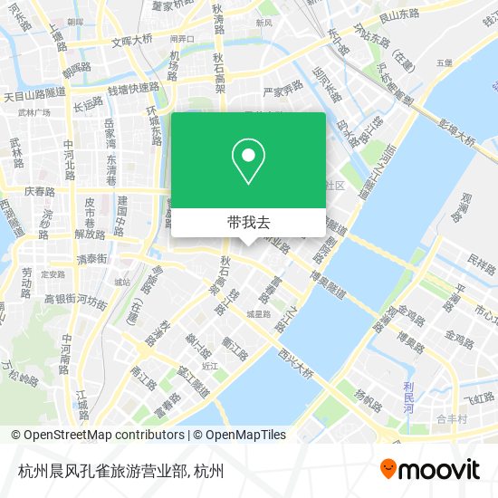 杭州晨风孔雀旅游营业部地图