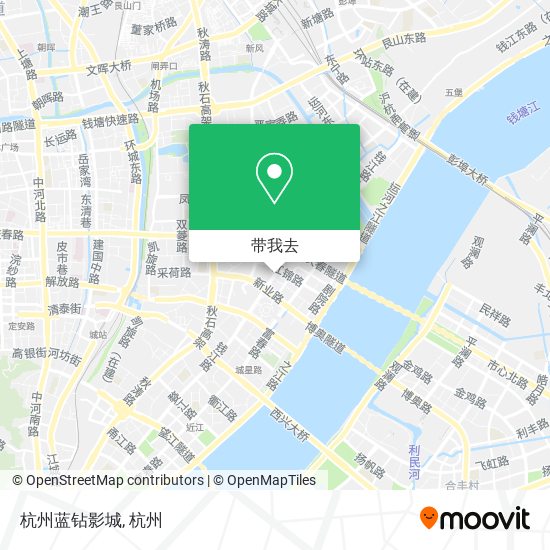 杭州蓝钻影城地图