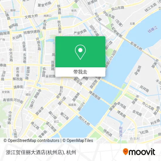 浙江贺佳丽大酒店(杭州店)地图