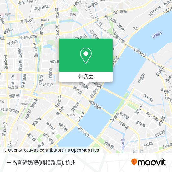 一鸣真鲜奶吧(顺福路店)地图