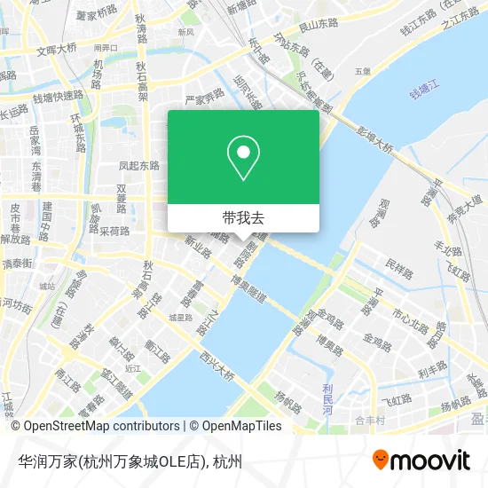 华润万家(杭州万象城OLE店)地图