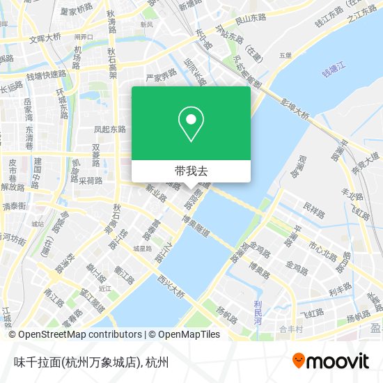 味千拉面(杭州万象城店)地图