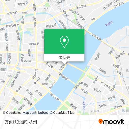 万象城(悦府)地图