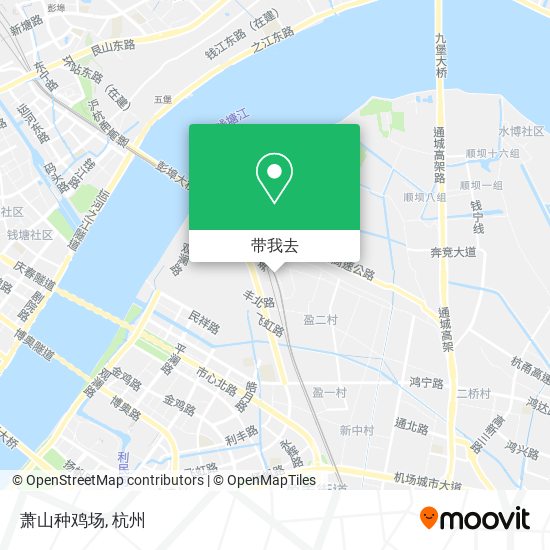萧山种鸡场地图